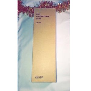 Hair straightener comb